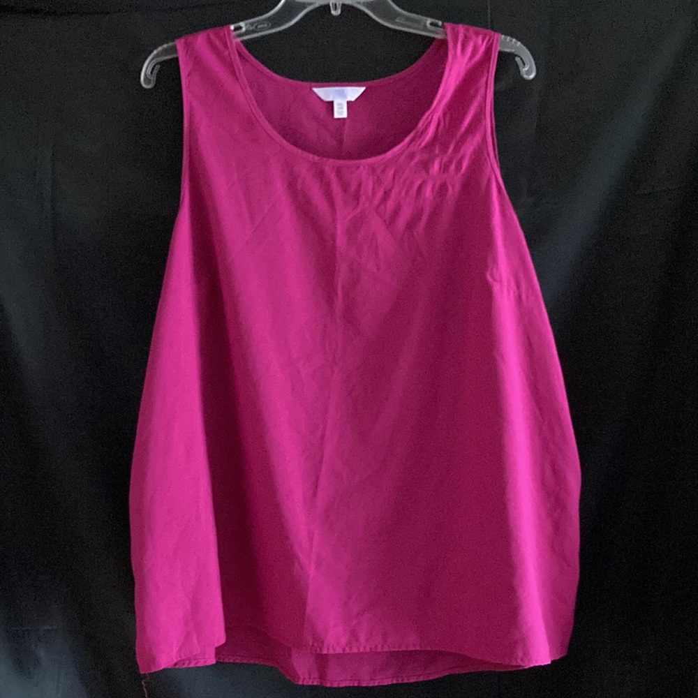 Fuchsia (Bright Pink) Sleeveless Women’s Top,  size XXL (20) Time and Tru brand